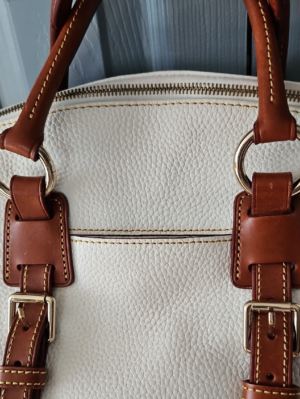 Dooney & Bourke Pebble Grain Bristol Satchel - Picture 4 of 13